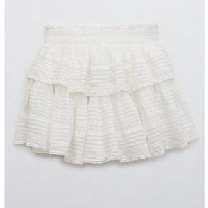 Aerie Rock `n’ ruffle mini skirt